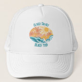 Casquette Plage Cute Trier Ocean Waves Surfer (Devant)