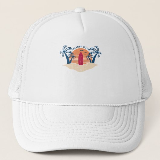Casquette Plage de surf (Devant)