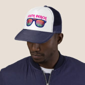 Casquette Plage du sud Miami (En situation)