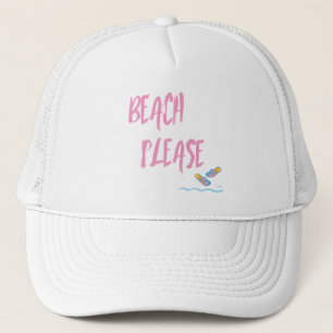 Casquette Plage S'il vous plaît Tropical Summer Vacances Coo