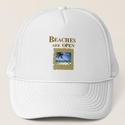 CASQUETTE PLAGES OUVERTES (Devant)