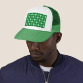 Casquette Plaid vert (En situation)