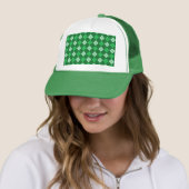 Casquette Plaid vert (En situation)