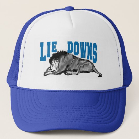 Casquette Plaisanterie des lions allongés (Devant)