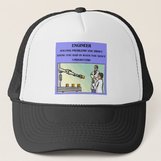 Casquette plaisanterie d'ingénierie d'ingénieur (Devant)