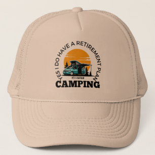 Casquette Plan de retraite Citation de camping T-shirt