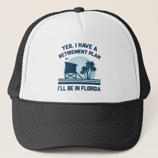 Casquette Plan de retraite Floride (Devant)