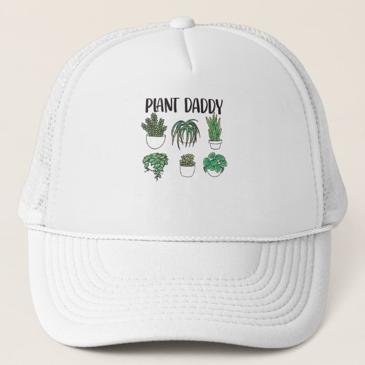 Casquette Plant Daddy Plant Lover Gardener (Devant)