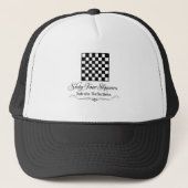 Casquette plateau d'échecs cap (Devant)