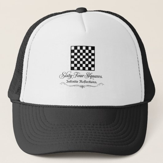 Casquette plateau d'échecs cap (Devant)