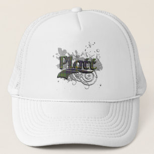 Casquette Plateau Tartan Grunge