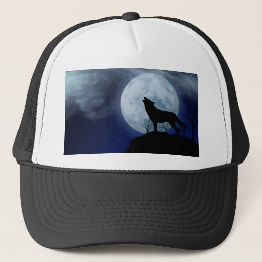Casquette Pleine lune Wolf (Devant)