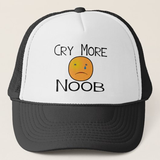 Casquette Pleurent plus de Noob (Devant)