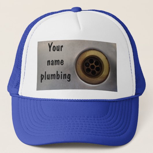 Casquette Plombiers de prote de photo de drain d'évier de (Devant)