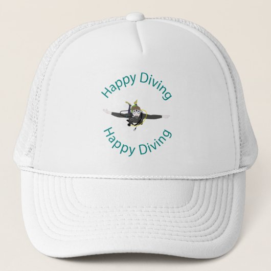 Casquette Plongée heureuse (Devant)
