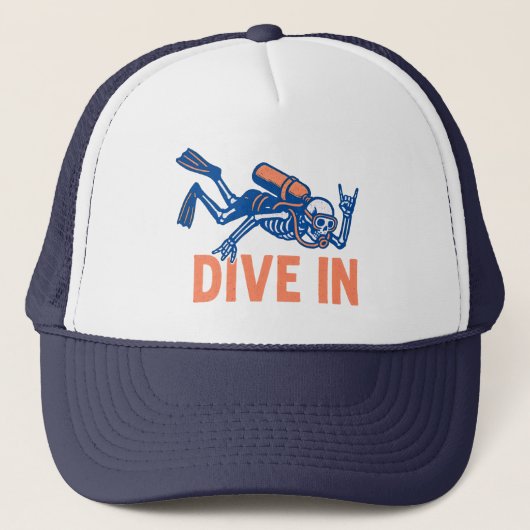 Casquette Plongée Sous-Marine Plongée (Devant)