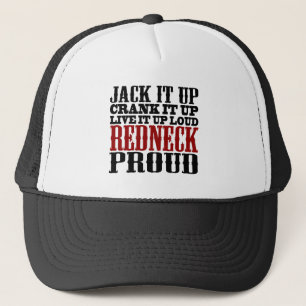 Casquette Plouc fier (noir et rouge)