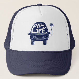 Casquette Plug Life Cute Marine Blue Electric Voiture