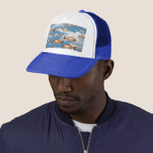 Casquette Pluie de Poissons (En situation)