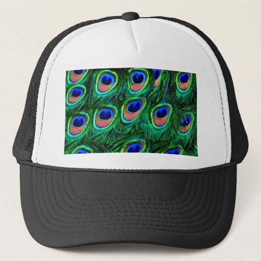 Casquette Plumes de paon_ (Devant)