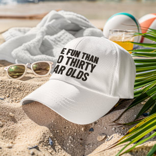 Casquette Plus Amusant que deux cadeaux de trente ans 60e