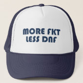 Casquette Plus de FKT, moins de DNF (Devant)