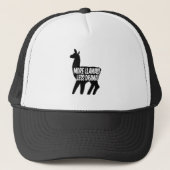 Casquette Plus de lamas moins de drame (Devant)