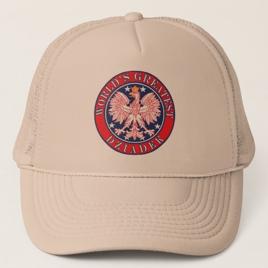 Casquette Plus grand Dziadek du monde (Devant)