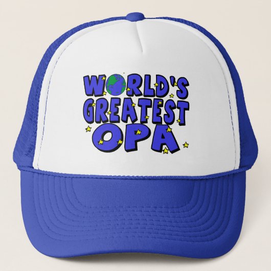 Casquette Plus grand Opa du monde (Devant)