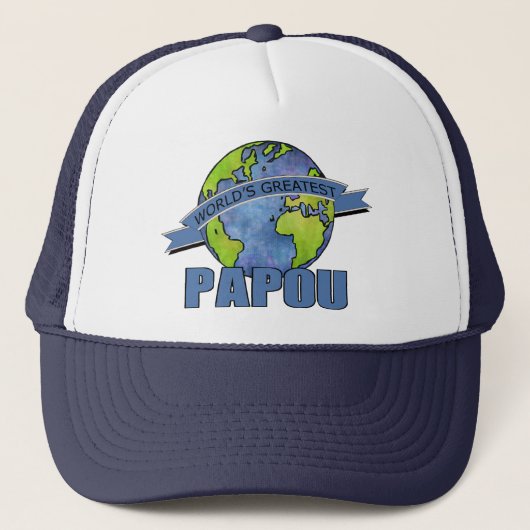 Casquette Plus grand Papou du monde (Devant)