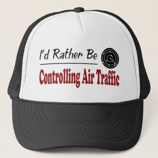 Casquette Plutôt commande le trafic aérien (Devant)