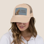 Casquette Plutôt Être Birding Hobby Raptor Wild Bird Hawk (En situation)