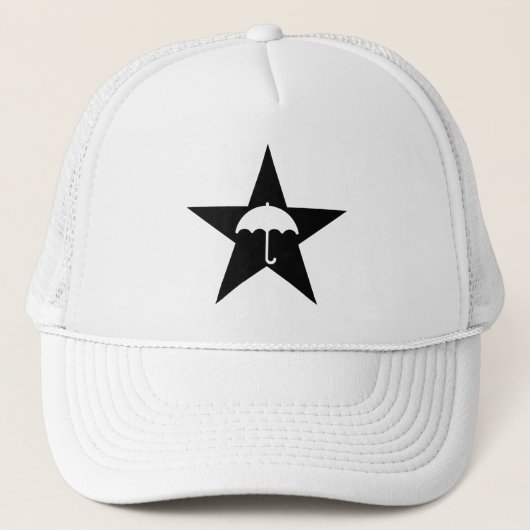 Casquette Pluviophile Star (noir) (Devant)