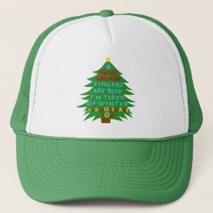Casquette Poème de Noël Funny Bah Humbug