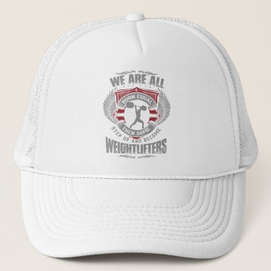 Casquette Poids - Augmentez - Motivation de l'entraînement (Devant)