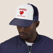 Casquette Poignée Cardiaque Fragile Avec Soin (En situation)