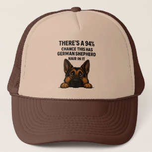 Casquette Poils de Berger Allemand Partout Humour de Proprié
