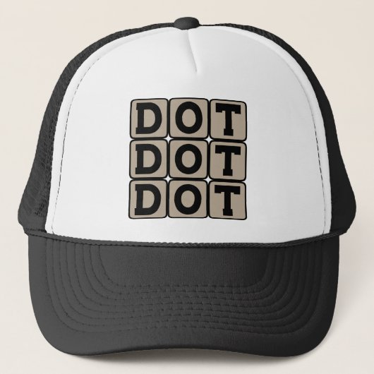 Casquette Point Point Point, Ellipse (Devant)