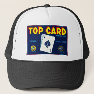 Casquette Poires supérieures de Bartletts de carte