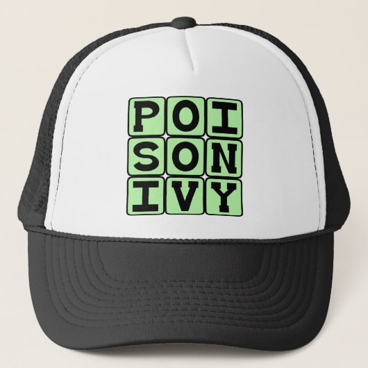 Casquette Poison Ivy, Itchy Plant (Devant)