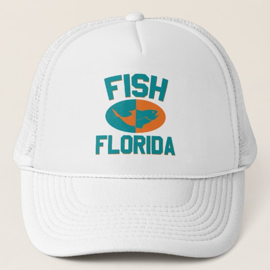 Casquette Poisson Floride couleurs (Devant)