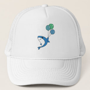Casquette Poisson Hai Mouches Avec Ballons Animaux Sucrés Re