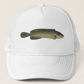 Casquette Poisson noir de rivière Imprimer, papier d'affiche
