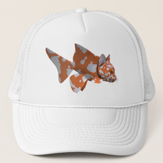 Casquette Poisson orangé (Devant)