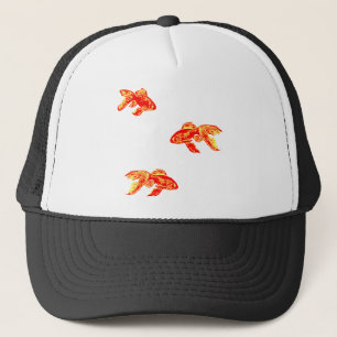 Casquette poisson rouge