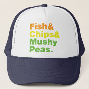 Casquette Poissons & Chips & Pois Mousseux.