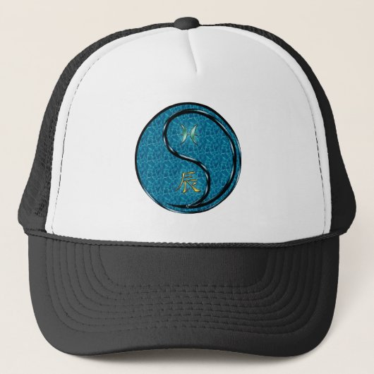 Casquette Poissons & Dragon d'eau (Devant)
