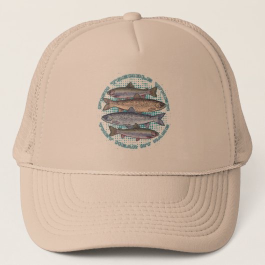 Casquette Poissons en effervescence (Devant)