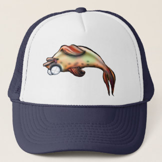 Casquette poissons morts