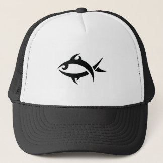 Casquette poissons tribaux